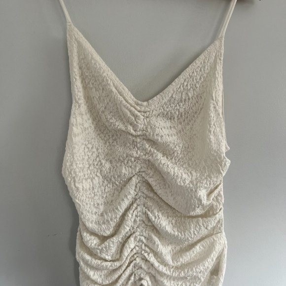 Free People White Love Her Tank Top Size Sm - Picture 5 of 6